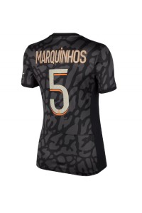 Fotbalové Dres Paris Saint-Germain Marquinhos #5 Dámské Třetí Oblečení 2023-24 Krátký Rukáv